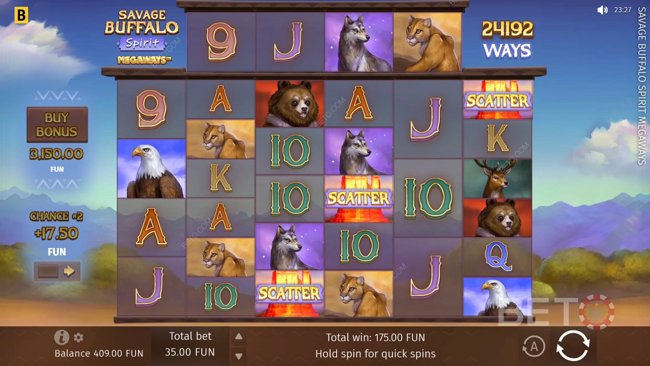 Savage Buffalo Spirit Megaways  Jogo Grátis