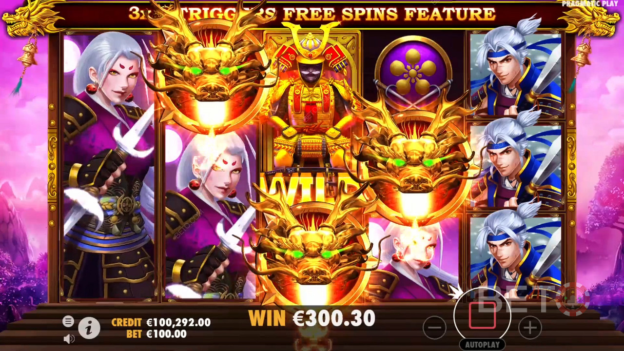 Ganhe 1.000x a sua aposta na Slot Online Rise of Samurai!