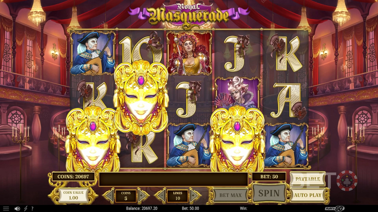 Royal Masquerade (Play'n Go)  Jogo Grátis