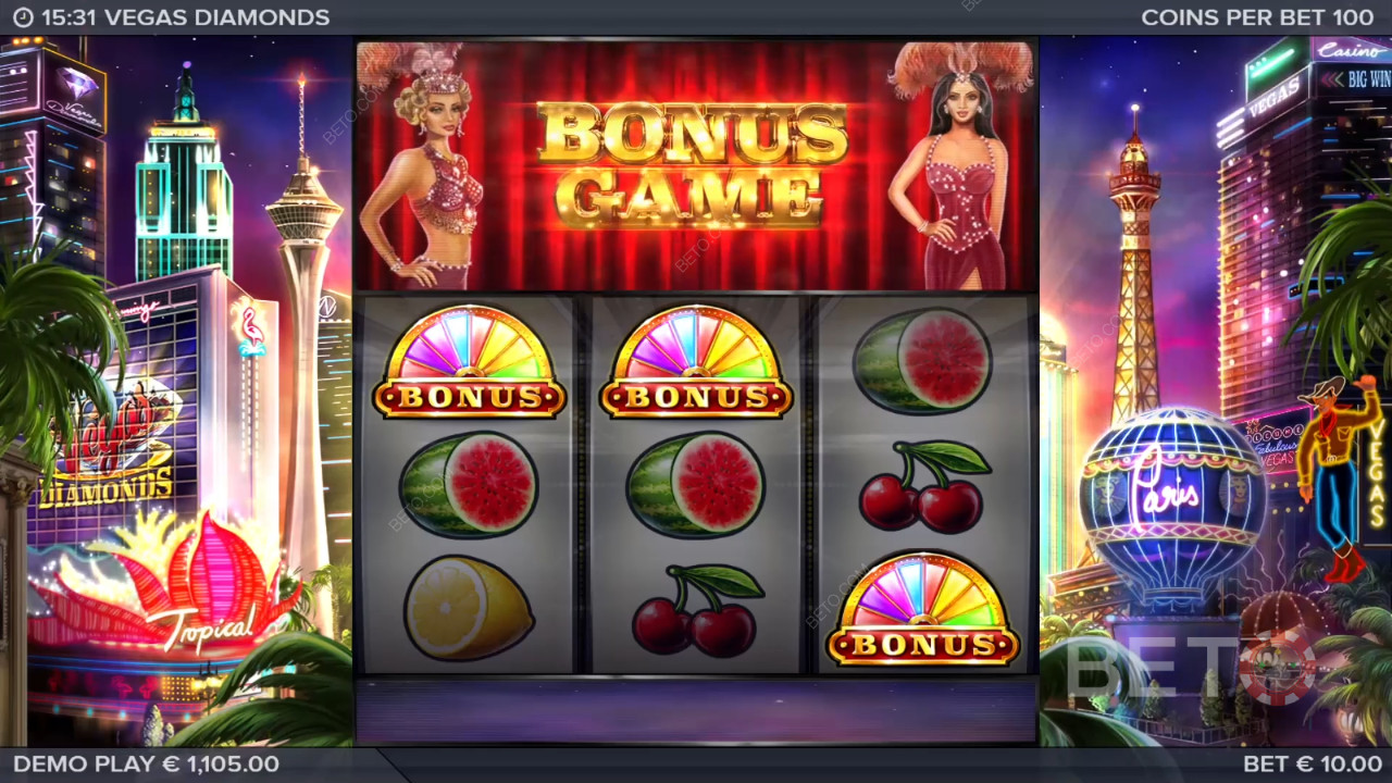 Vegas Diamonds Avaliação por BETO Slots