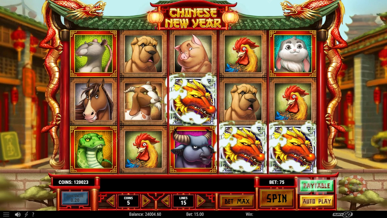 Chinese New Year (Play'n Go)  Jogo Grátis