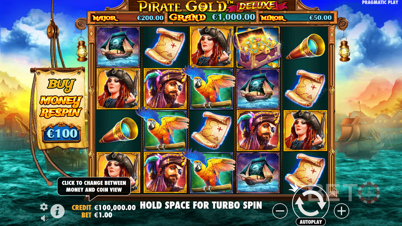 Pirate Gold Deluxe Avaliação por BETO Slots