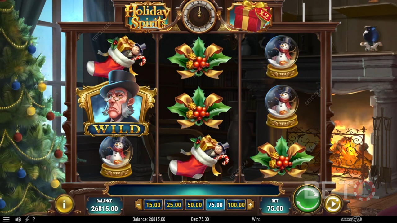 Avaliação do Holiday Spirits por BETO Slots