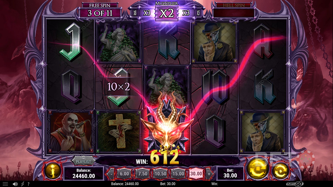 Ganhe 5.000x a sua aposta na Slot Demon Online!