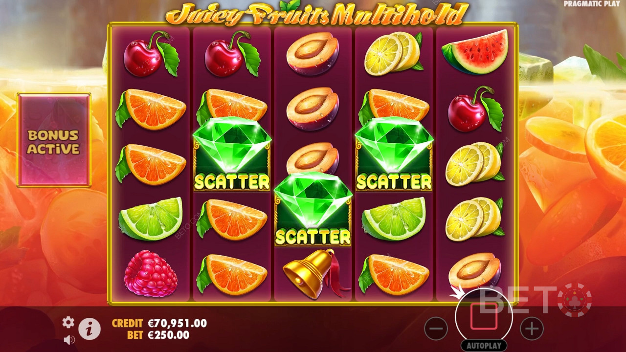 Juicy Fruits Multihold Avaliação por BETO Slots