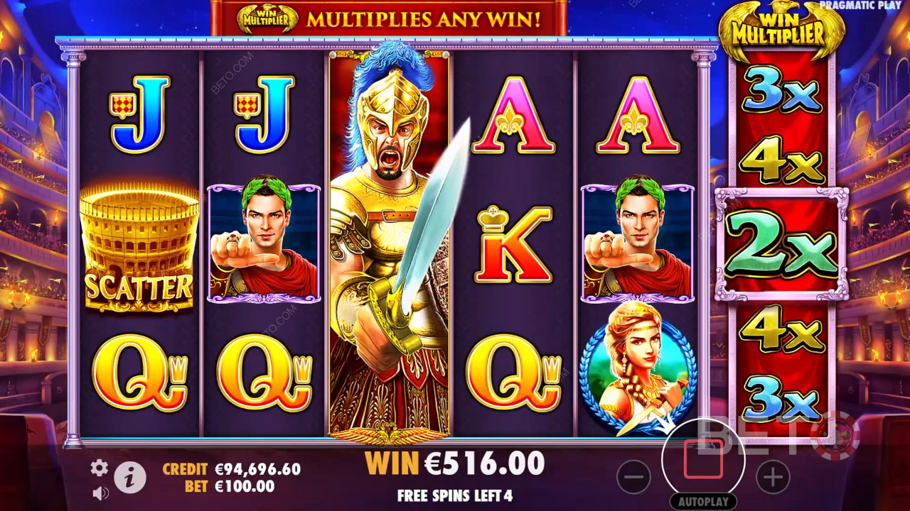 Wild Gladiators Avaliação por BETO Slots