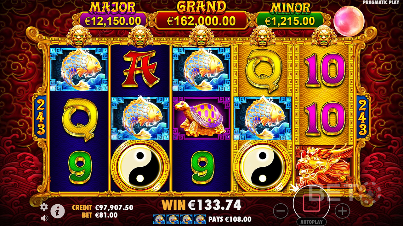 Veredicto sobre a slot 5 Lions Gold