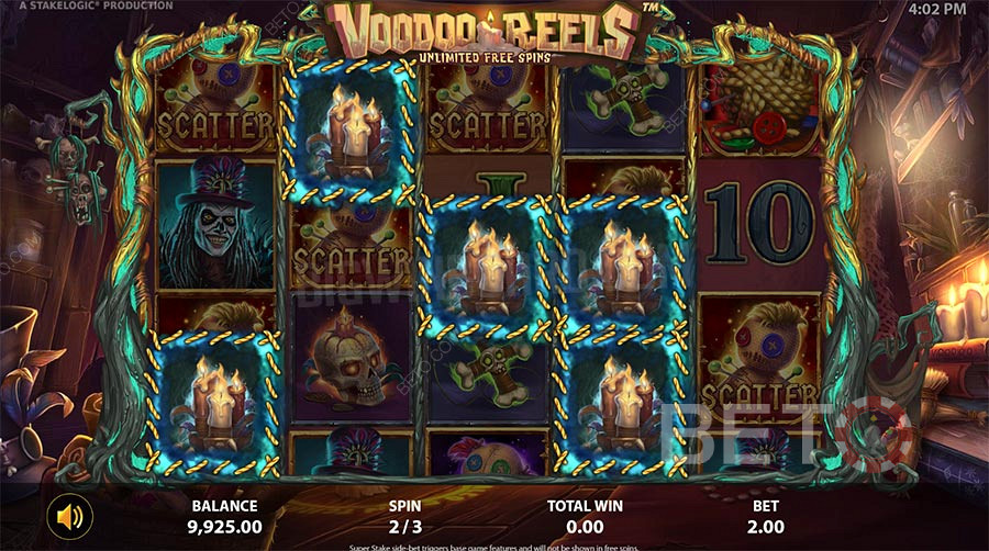 Voodoo Reels da Stakelogic oferece-lhe um tema divertido e muitas características de jogo