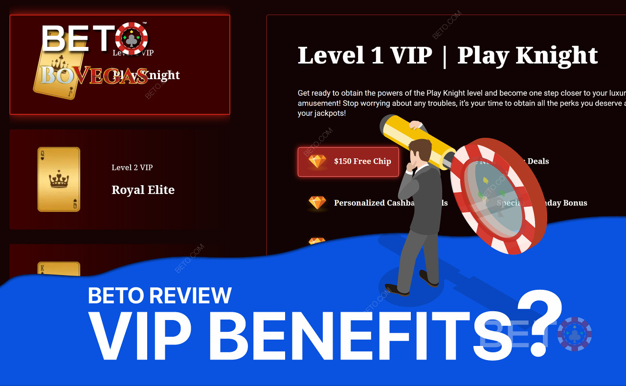 Junte-se ao Clube VIP para obter recompensas exclusivas, como uma ficha grátis e dinheiro de bónus
