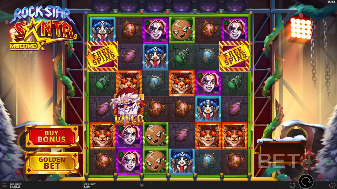 Rock Star Santa MultiMax Avaliação por BETO Slots