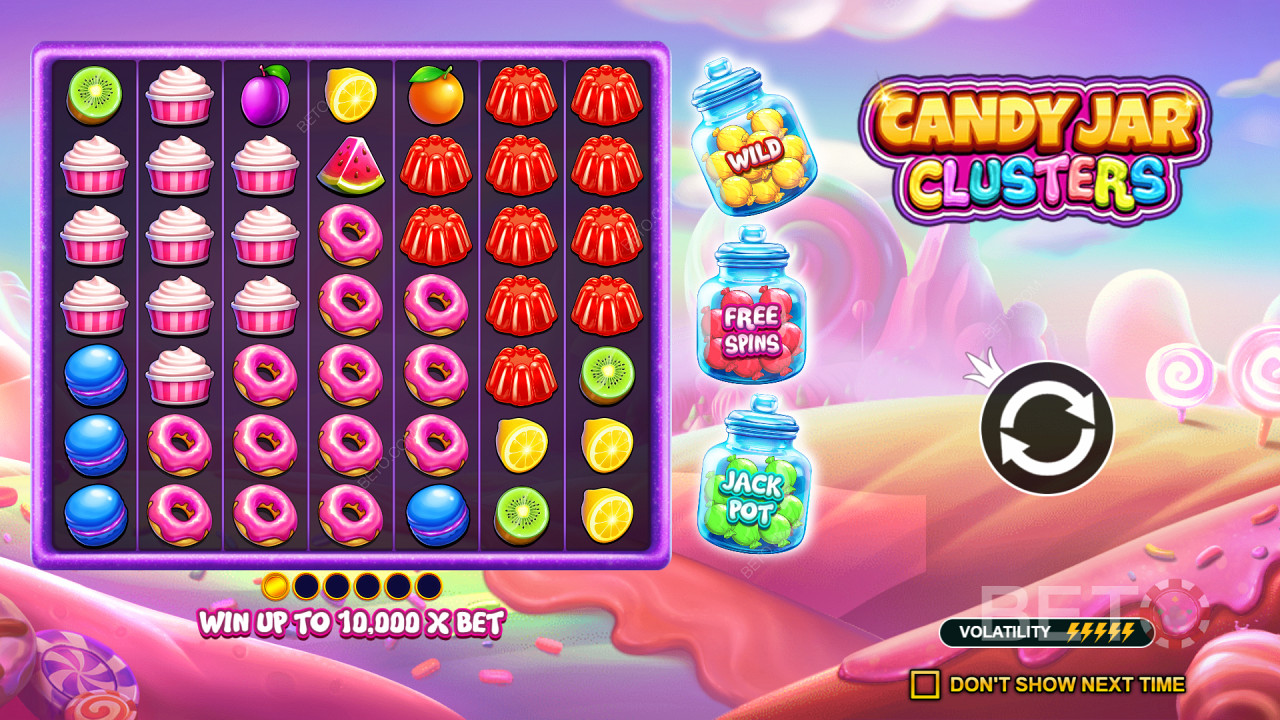 Candy Jar Clusters: Uma slot online que vale a pena?