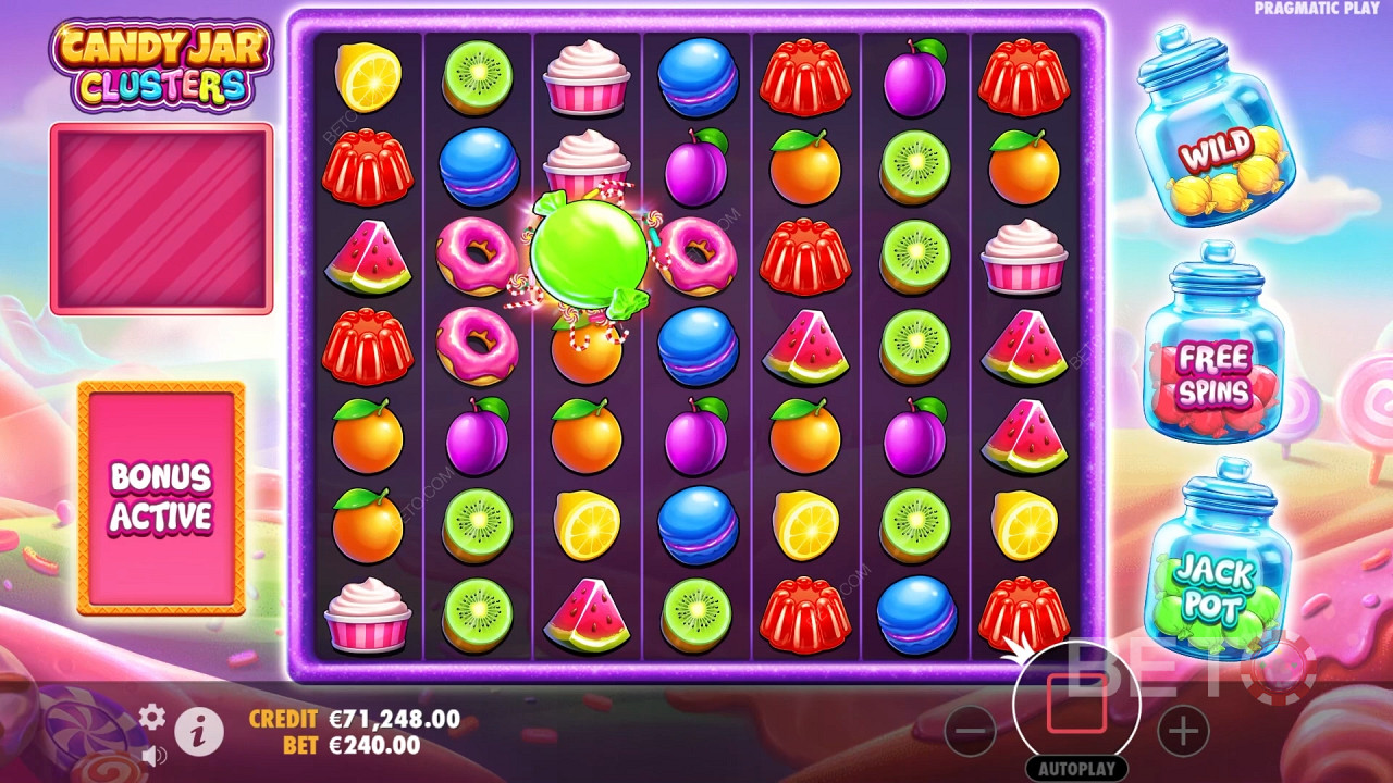 Candy Jar Clusters Avaliação por BETO Slots