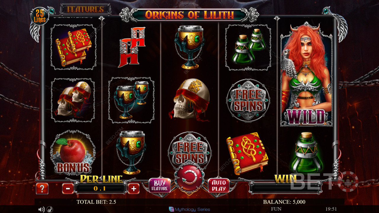 Origins Of Lilith Resenha de BETO Slots