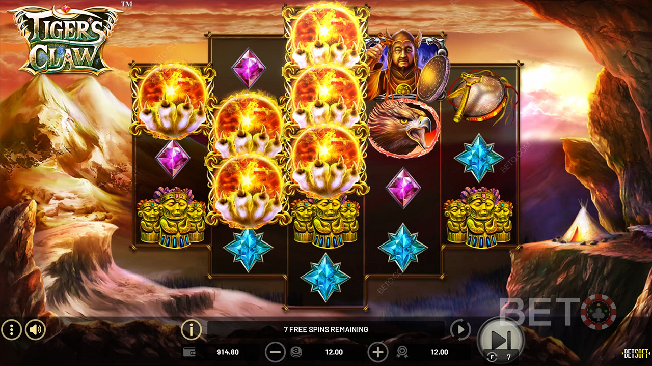 Tiger's Claw (Betsoft)  Jogo Grátis