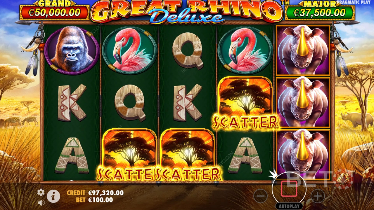 Slot Machine Great Rhino Deluxe - O nosso veredito