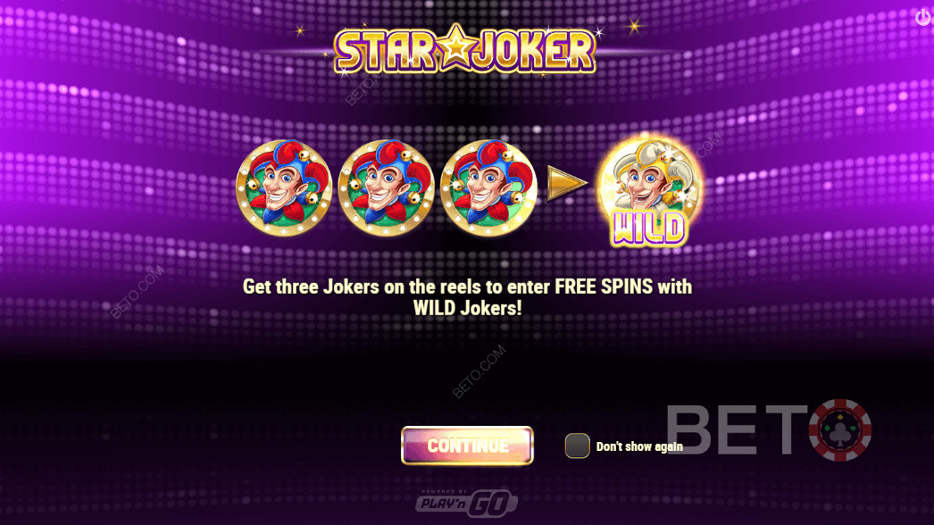Free Spins no Star Joker