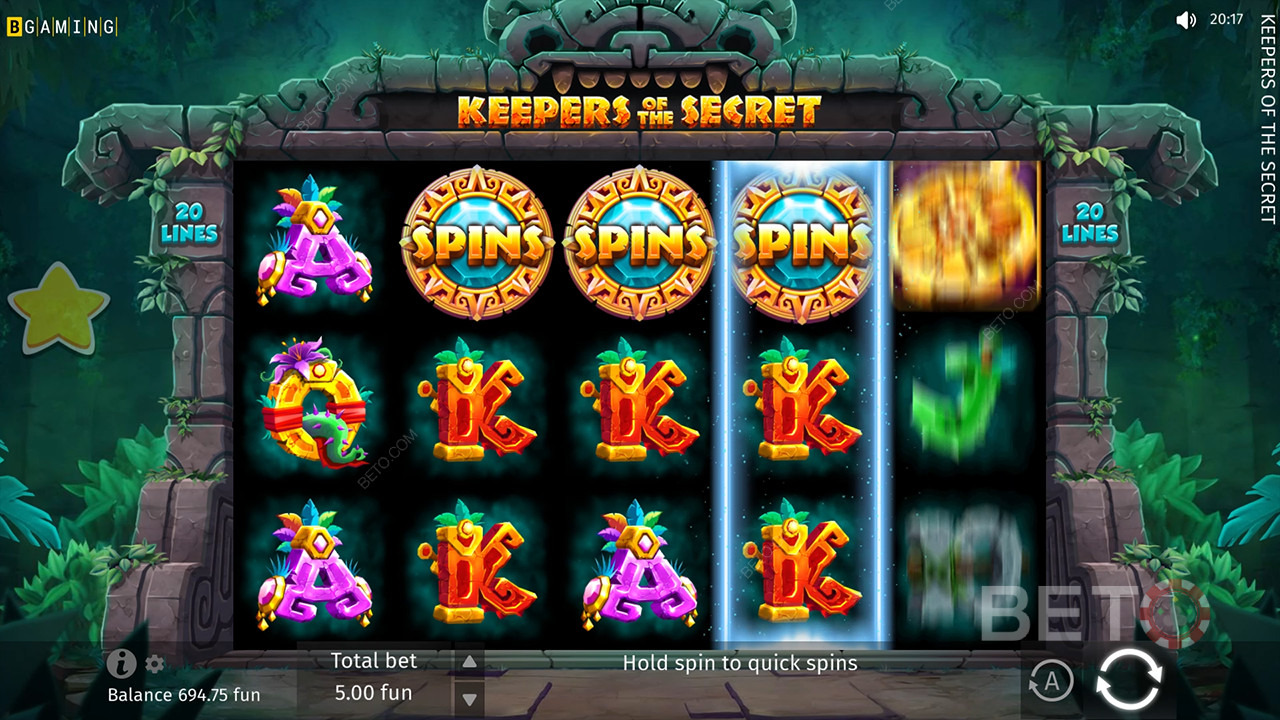 Crítica da Keepers of the Secret por BETO Slots