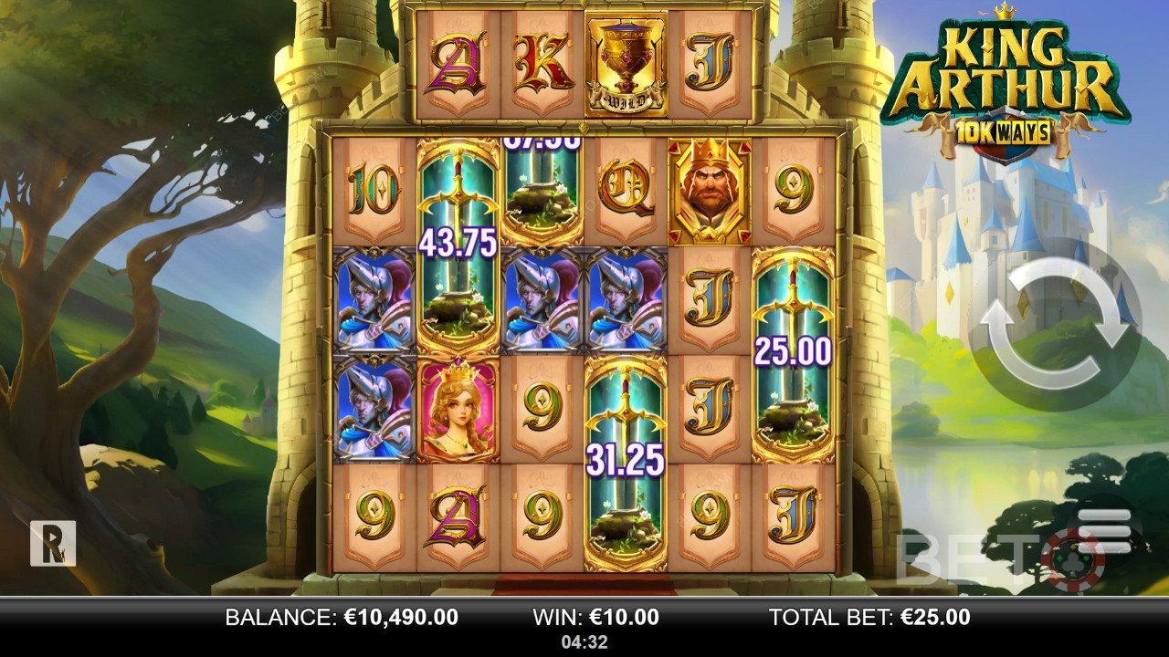 King Arthur 10k Ways Revisão por BETO Slots