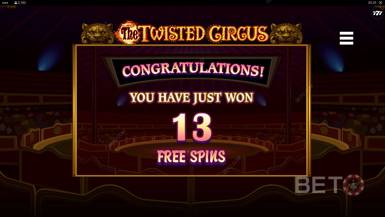 Funcionalidades de bónus explicadas em The Twisted Circus por Microgaming