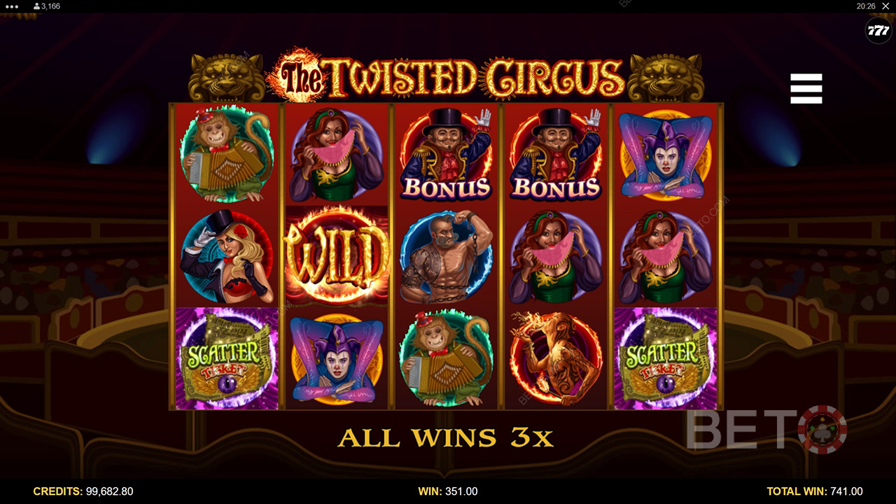 The Twisted Circus: uma slot online que vale a pena?