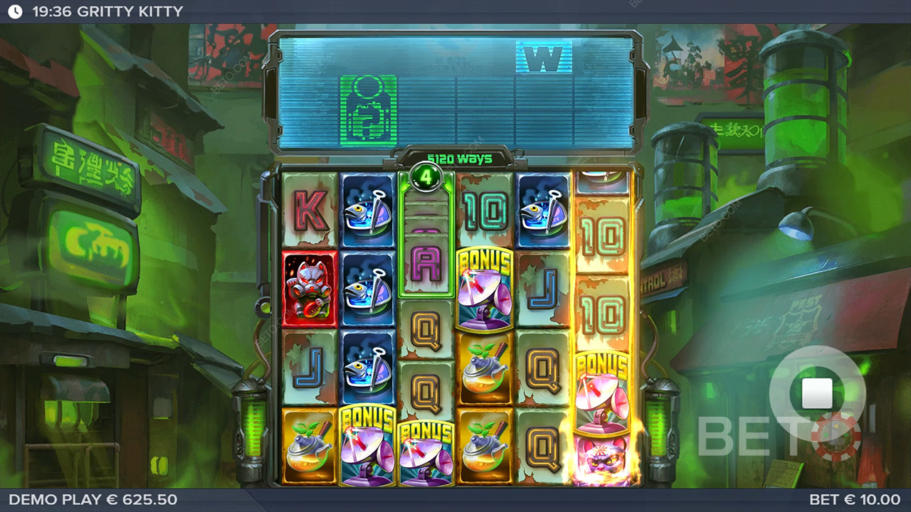 Vale a pena jogar na slot machine Gritty Kitty of Nitropolis?