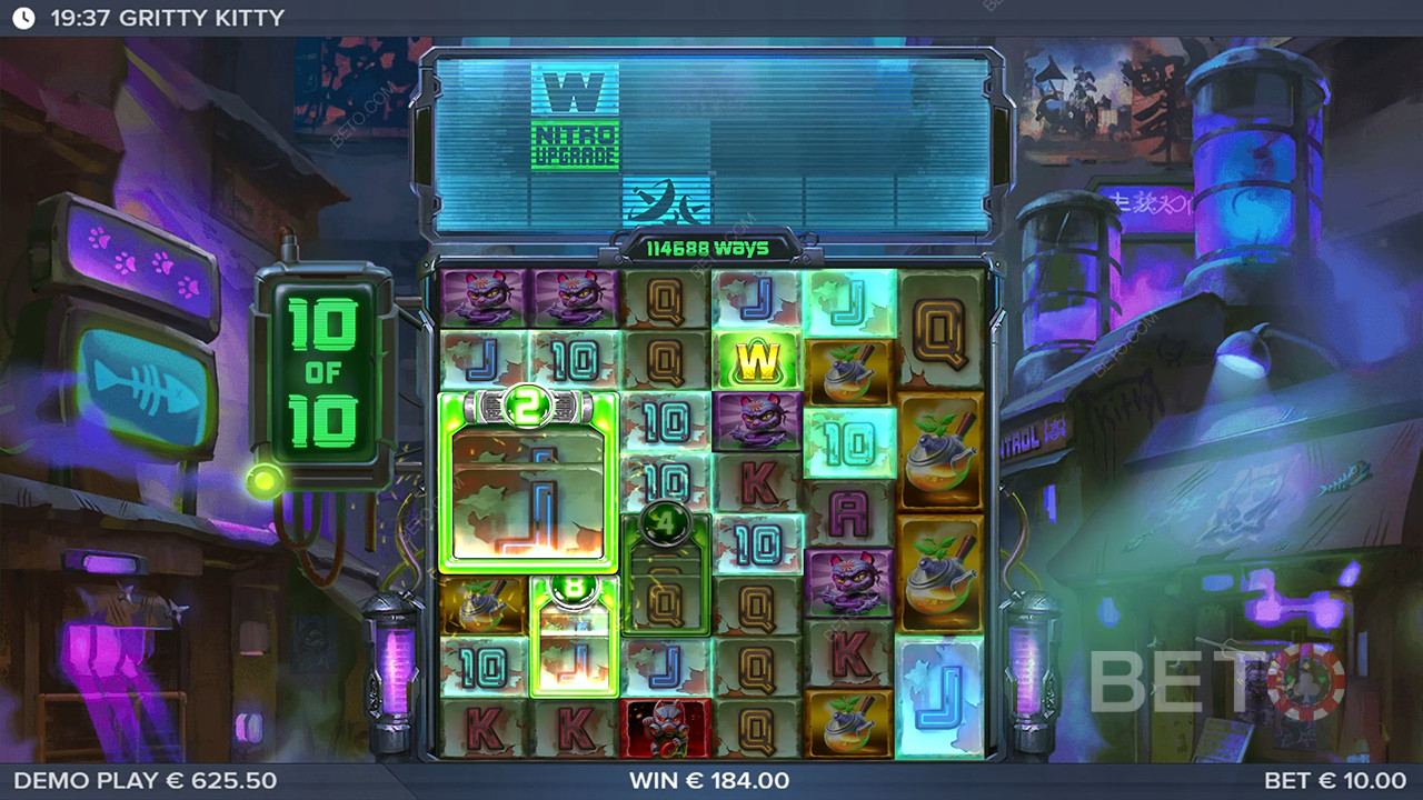 Gritty Kitty of Nitropolis Avaliação por BETO Slots