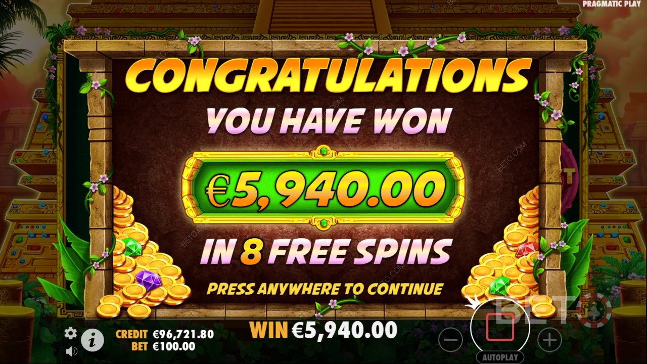 Ganhe 10 500 vezes a sua aposta na slot machine «El Dorado: A Cidade do Ouro»!