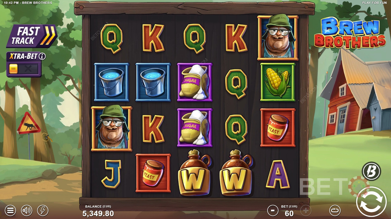 Funcionalidades de bónus explicadas em Brew Brothers by Slotmill