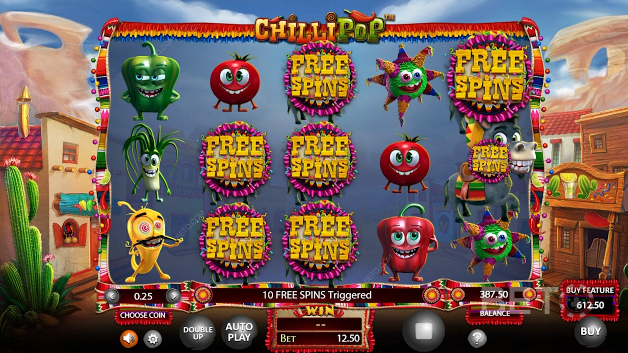 Chilli Pop - Um jogo de slots não progressivo com um jackpot de 110.000!