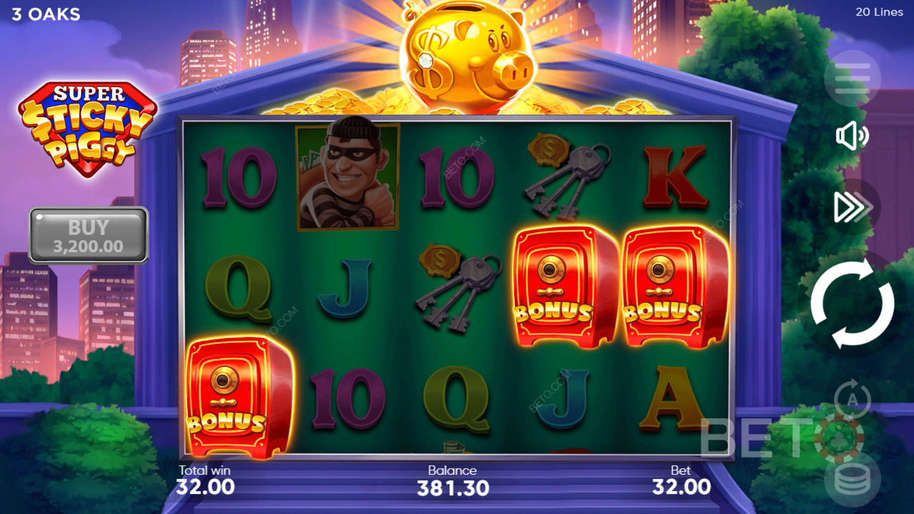 Super Sticky Piggy Avaliação por BETO Slots