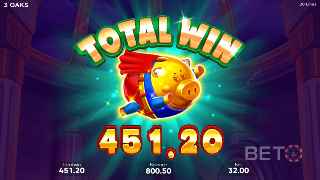 Ganhe 6.750x a sua aposta na Slot Super Sticky Piggy Online!