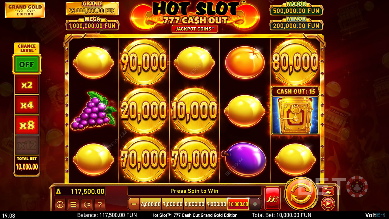 Slot quente: 777 Cash Out Grand Gold Edition Avaliação por BETO Slots