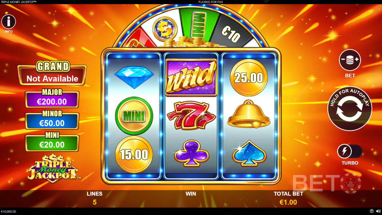 Como jogar o Jackpot Triplo de Dinheiro do Playtech