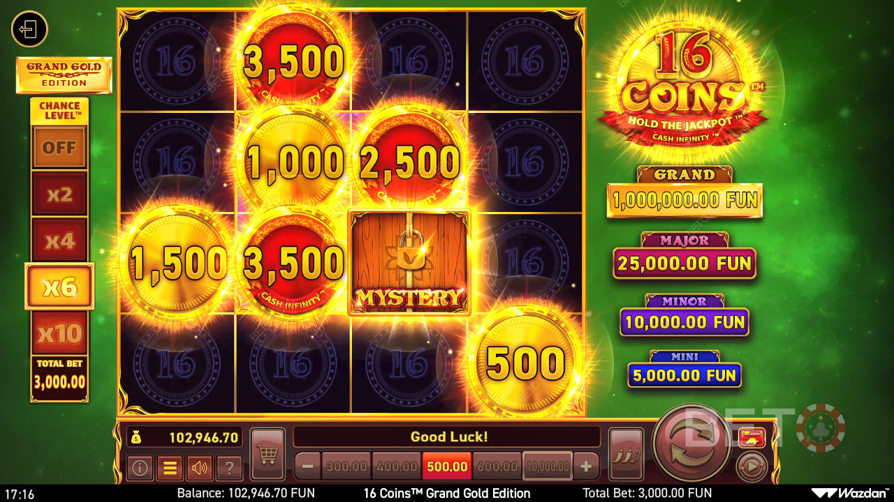 16 Coins Grand Gold Edition Jogo Grátis