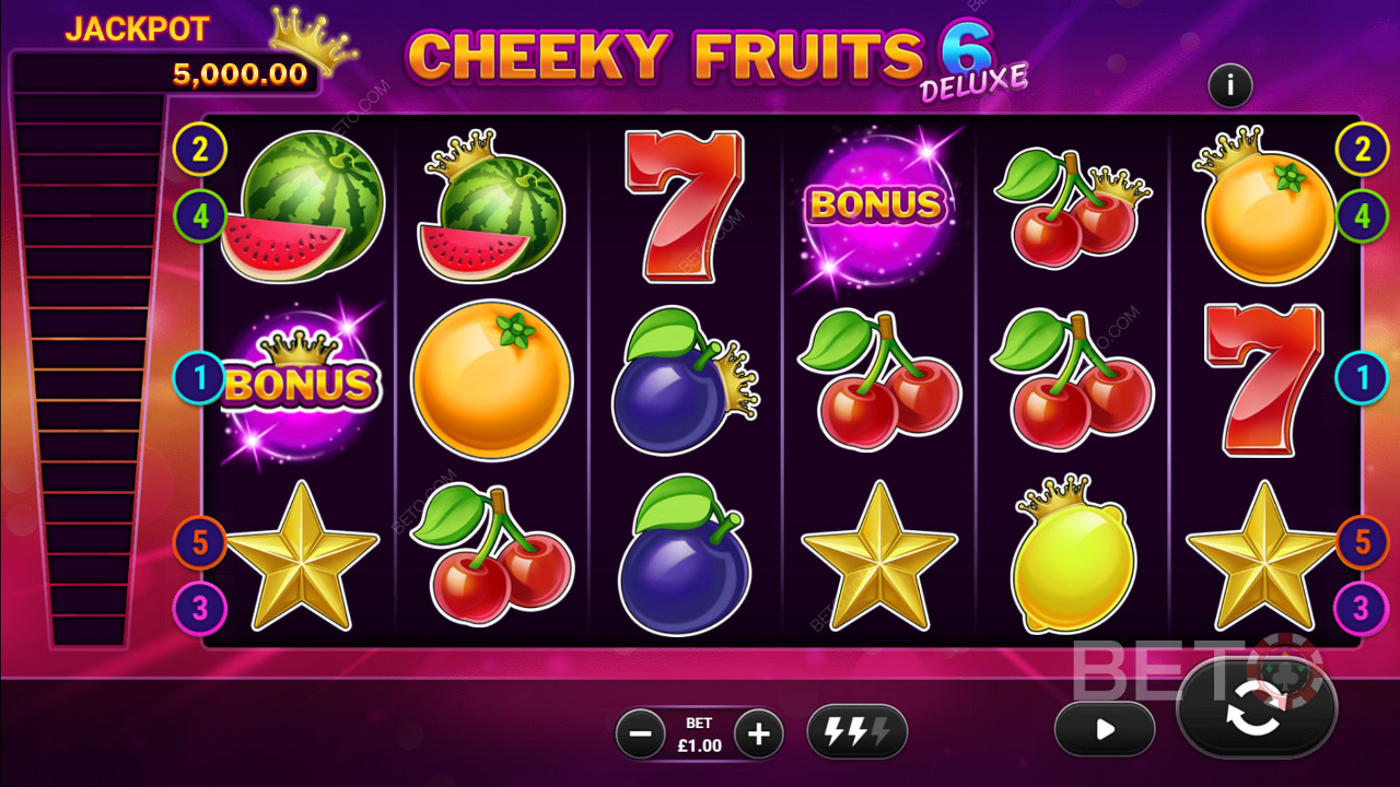 Cheeky Fruits 6 Deluxe  Jogo Grátis