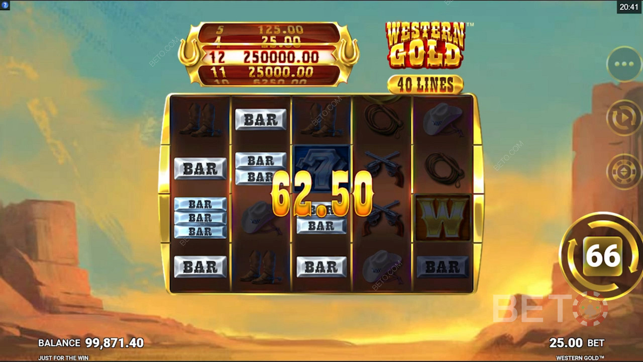 Utilizar a funcionalidade de jogo automático neste jogo de casino