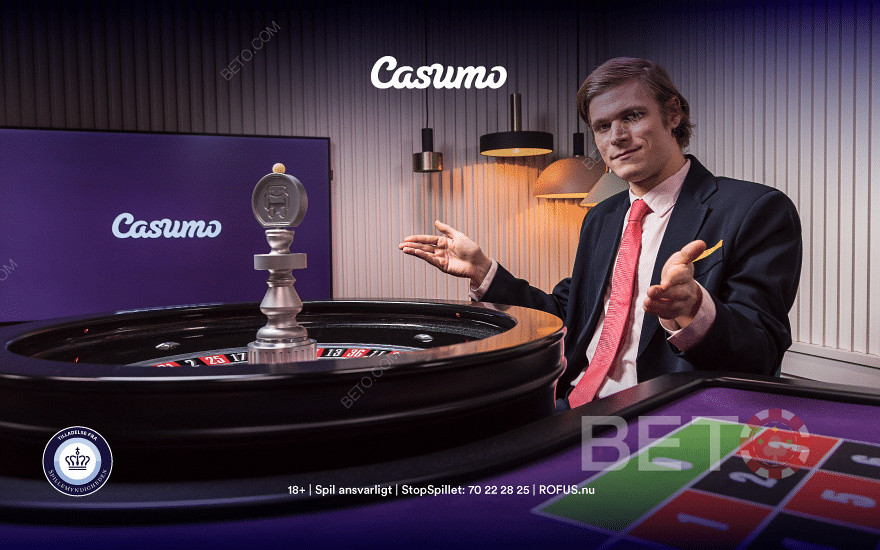 Jogue ao vivo no casino e ganhe na roleta com Casumo