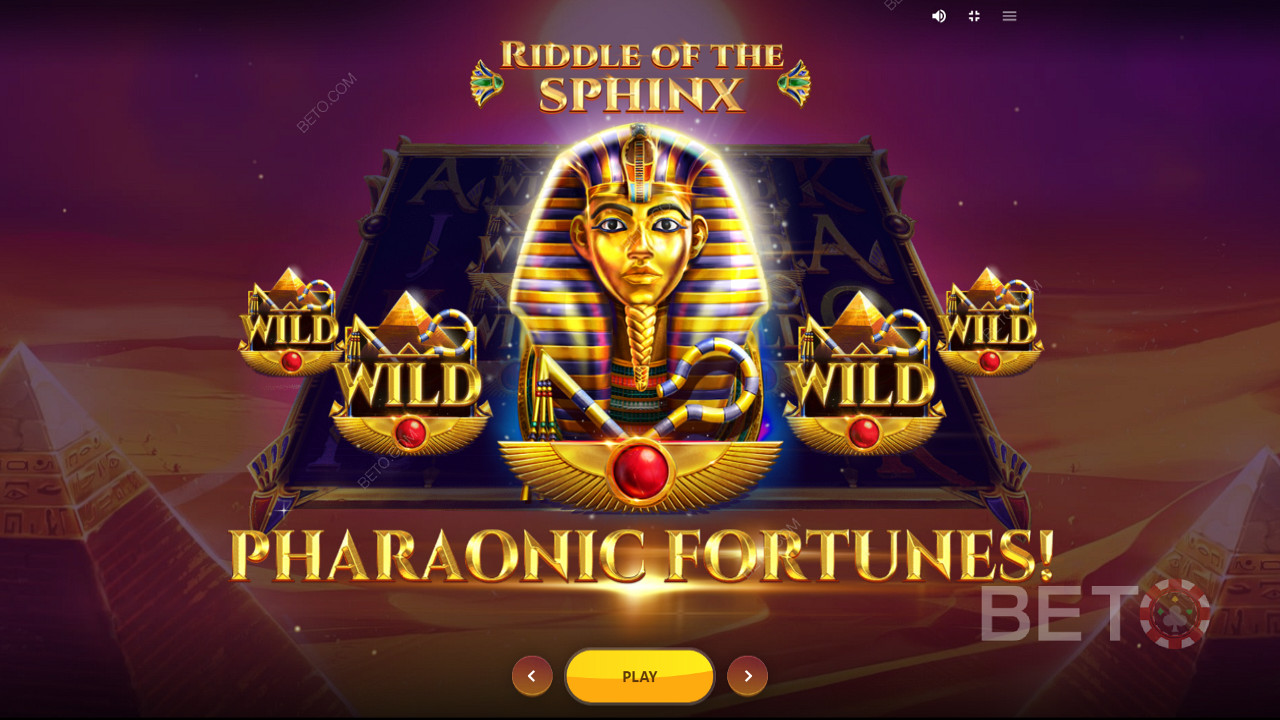 Bónus especial Pharaonic Fortunes em Enigma da Esfinge