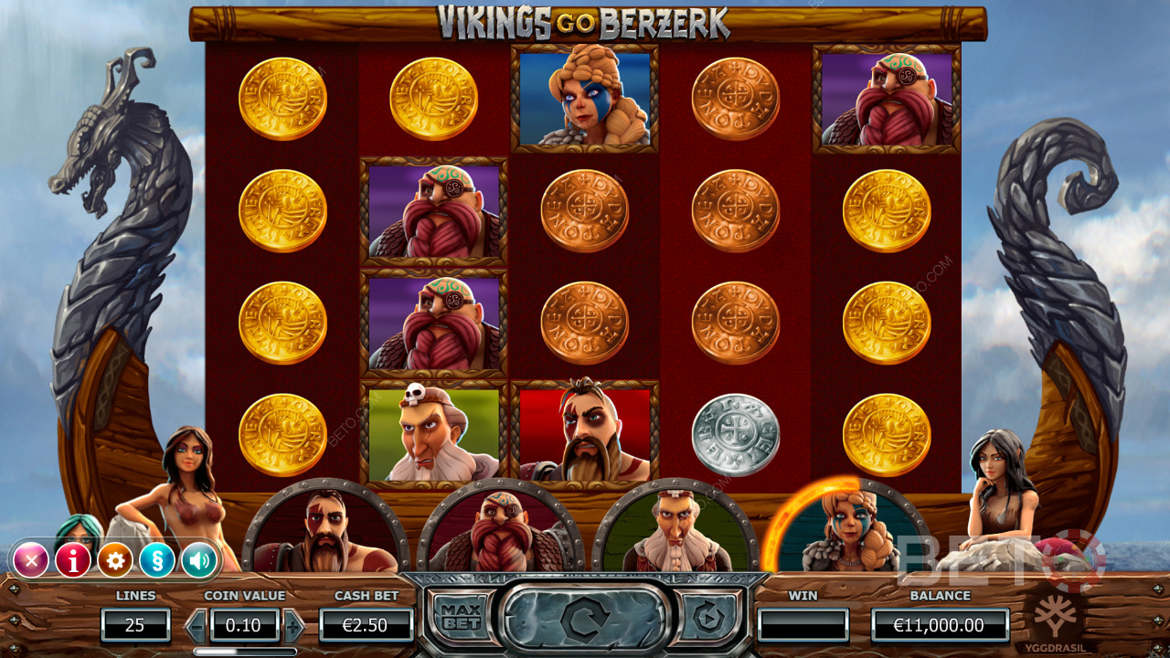 O slot Vikings Go Berzerk é carregado até à borda com características fantásticas