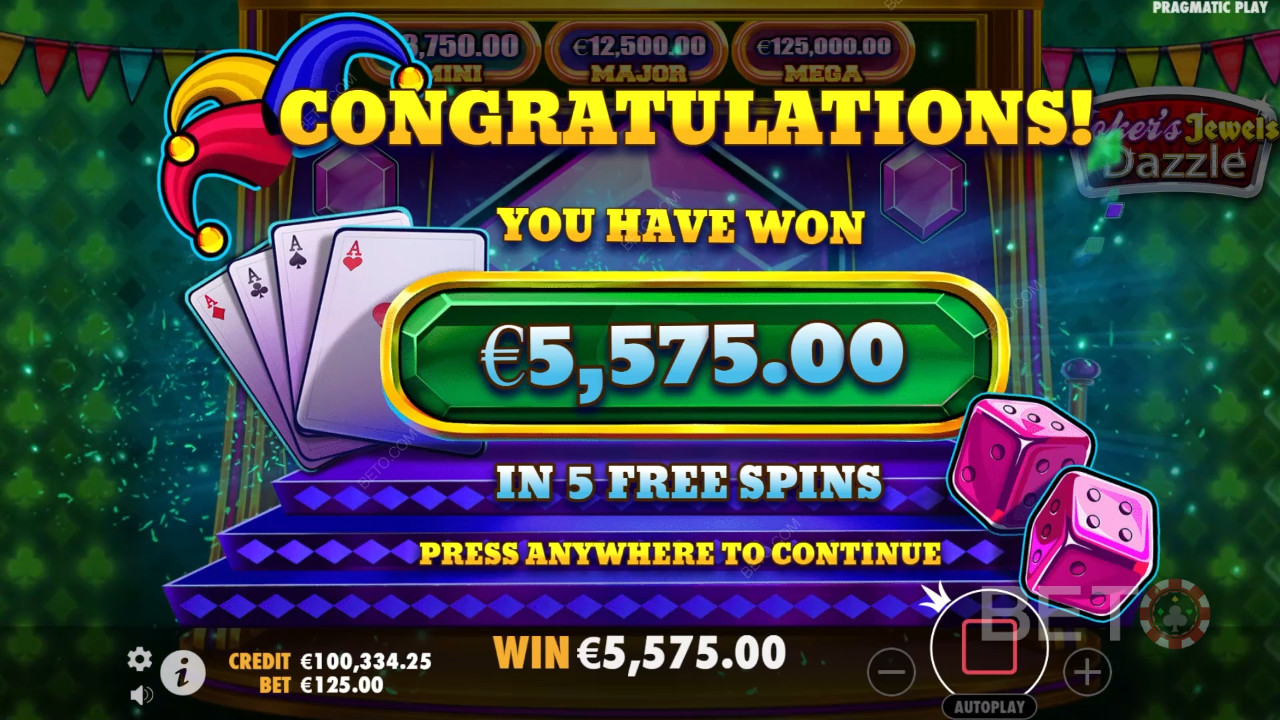 Ganhe 2.000x a sua aposta na Slot Online Joker