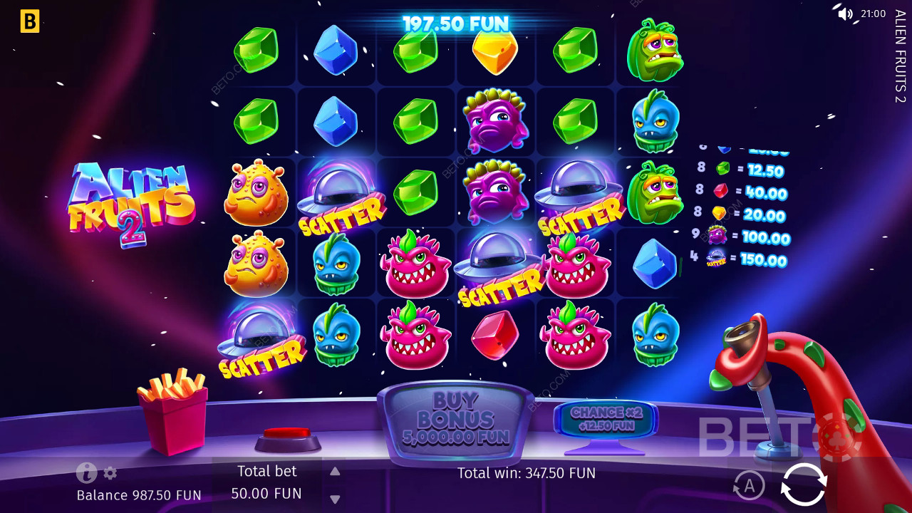 Alien Fruits 2 Jogo Grátis