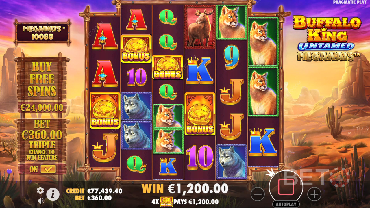 Buffalo King Untamed Megaways Jogo Grátis