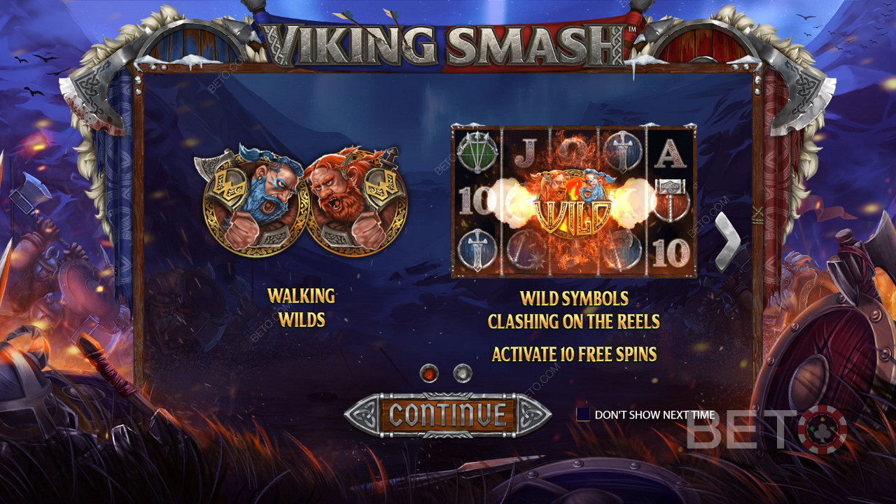 Baseado num tema Viking, este slot está repleto de características exclusivas de bónus