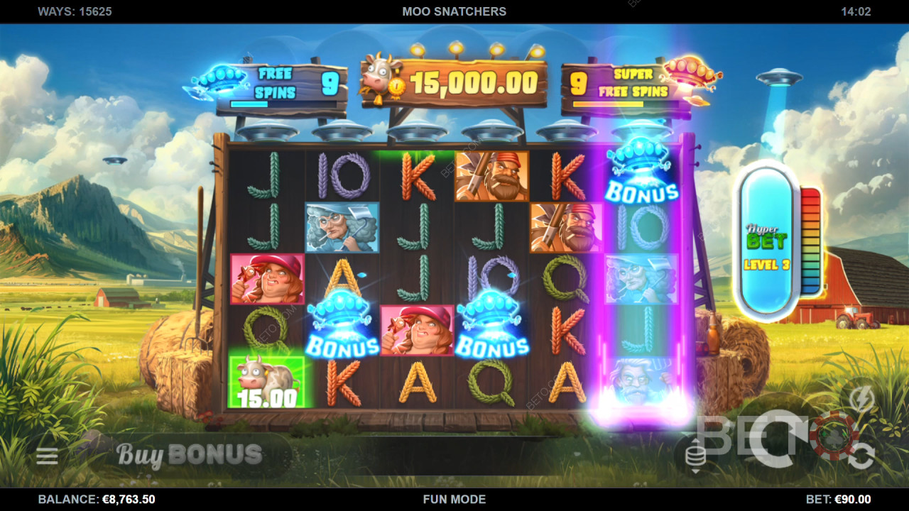 Moo Snatchers Resenha de BETO Slots