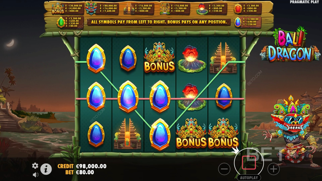 Bali Dragon Resenha de BETO Slots