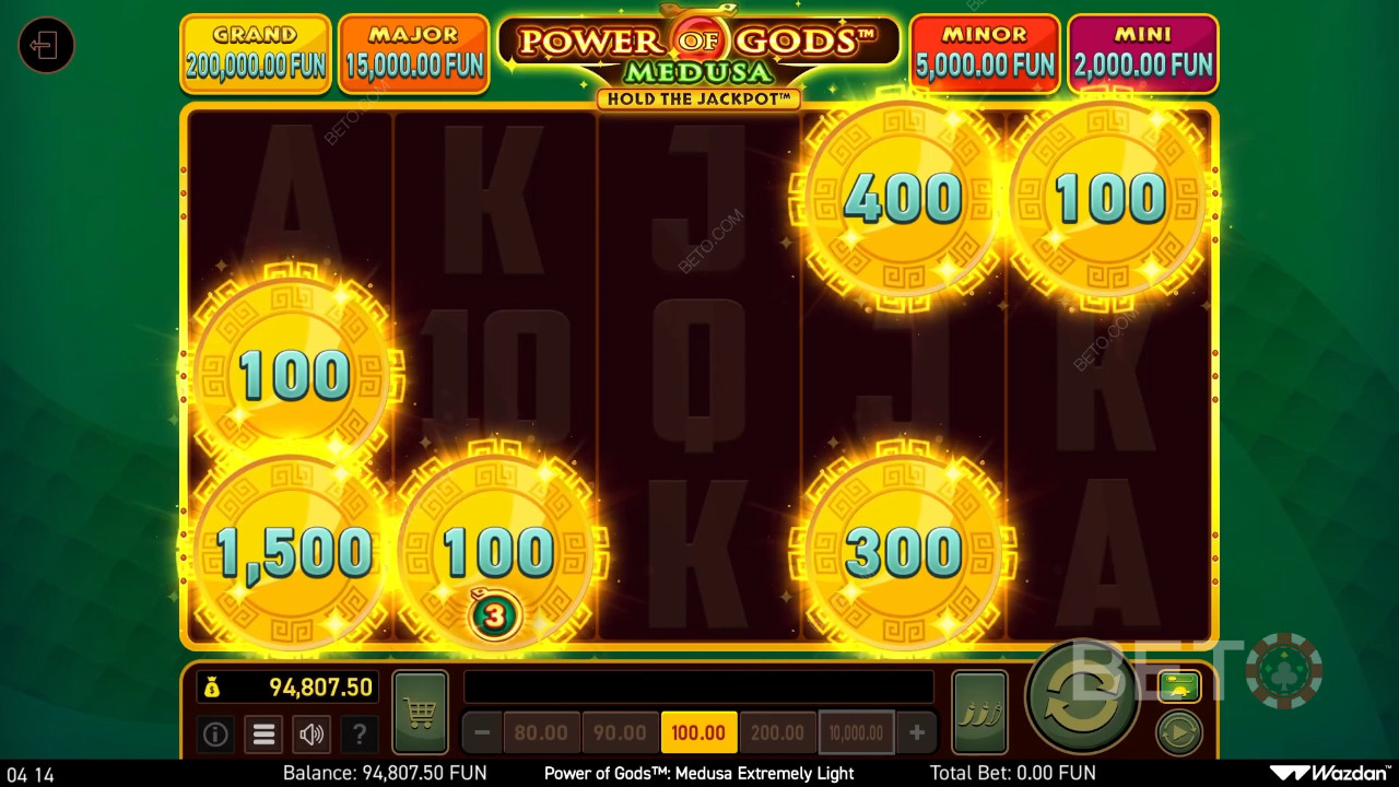 Power of Gods: Medusa Extremely Light Avaliação por BETO Slots