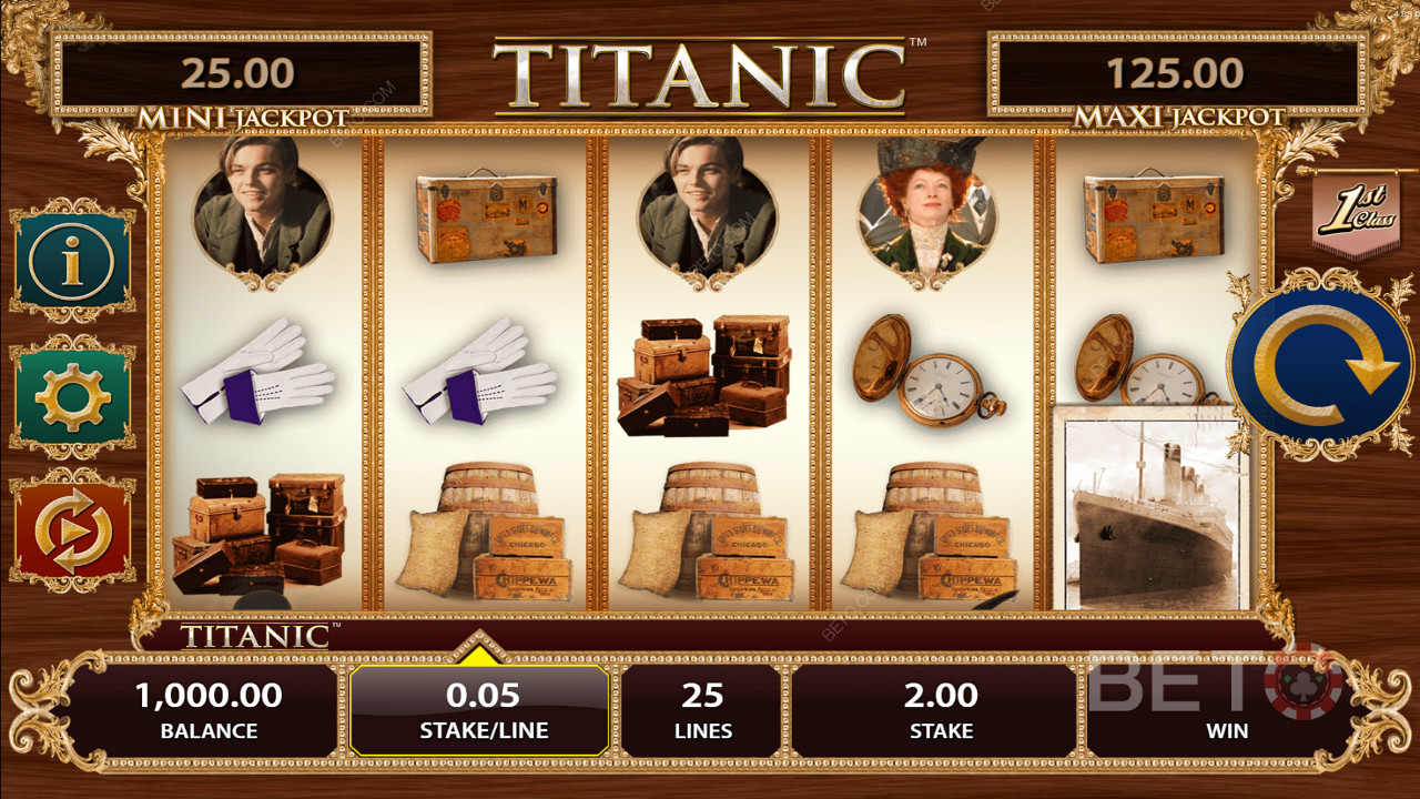Desfrute de uma grande aventura na slot online Titanic num dos casinos online recomendados pela BETO