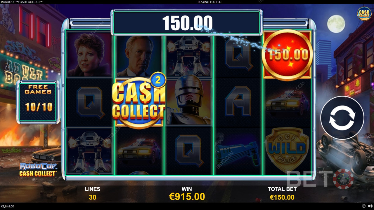 A slot online RoboCop: Cash Collect vale a pena?