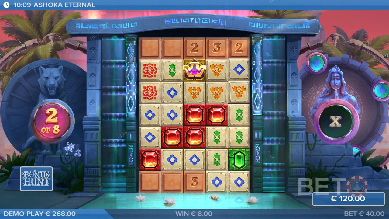 Ganhe 25.000x a sua aposta na slot de vídeo Ashoka Eternal!