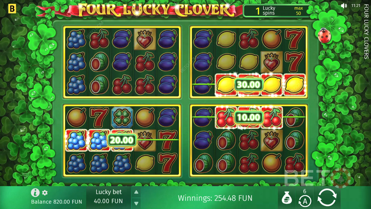 Four Lucky Clover Jogo Grátis